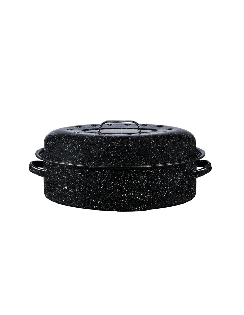 ASADOR OVALADO OR-13 NEGRO DIRECTO
