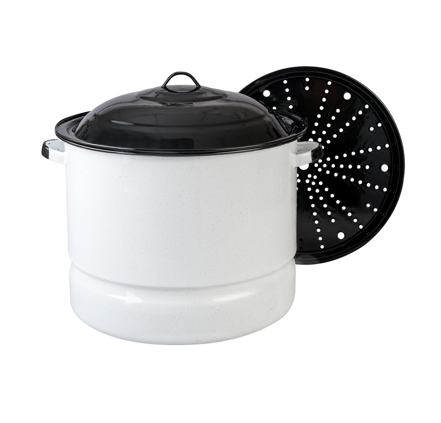 VAPORERA ACERO VITRIFICADO 38 CON TAPA