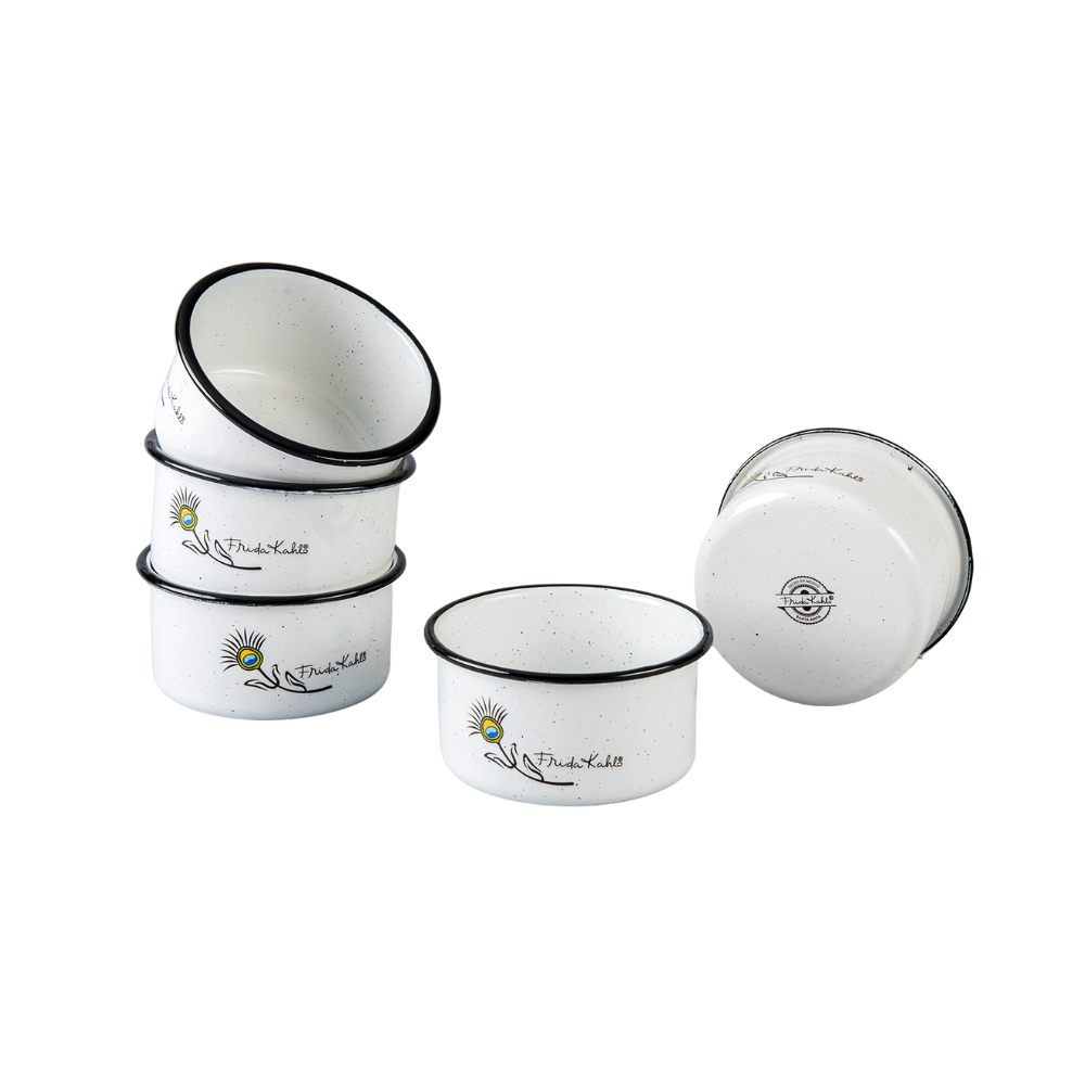 JUEGO DE MINI BOWL 4 PIEZAS ACERO VITRIFICADO FK