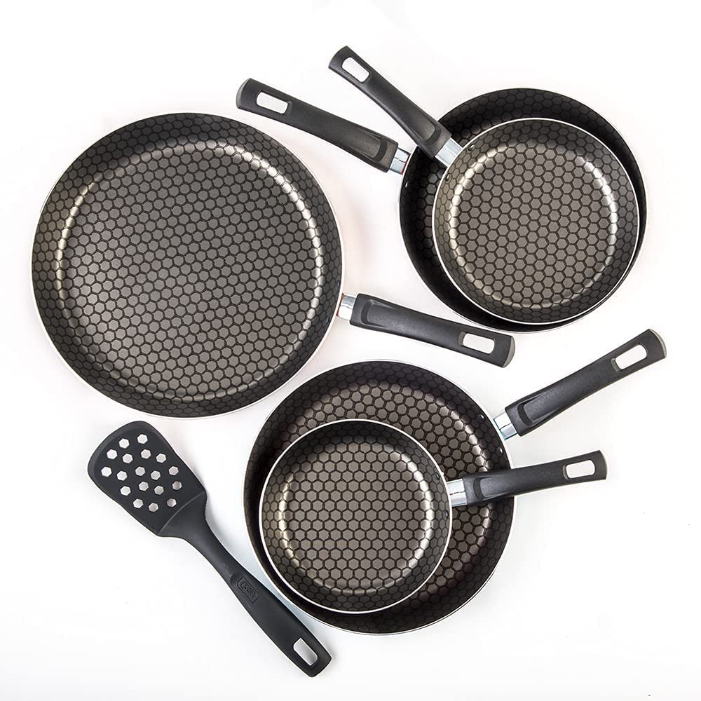 JUEGO DE SARTENES CINSA ALUMINIO FASHION COOK 5 PIEZAS