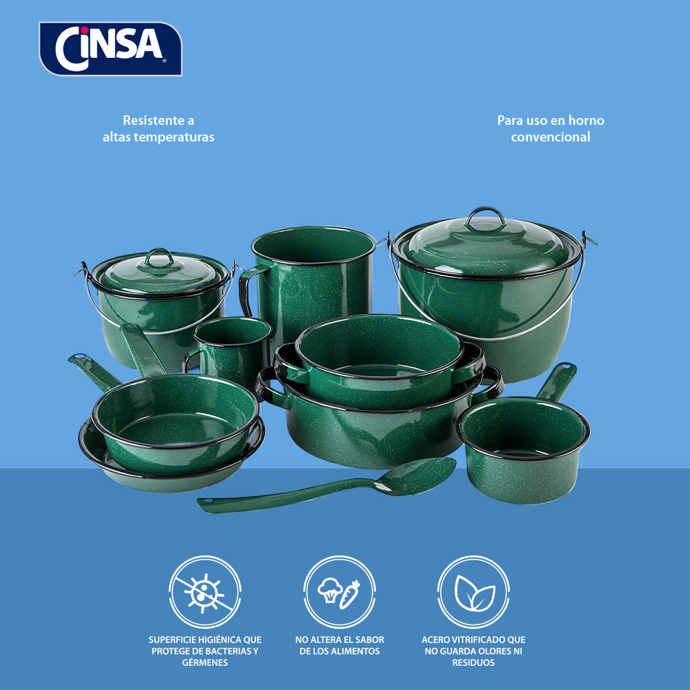 BATERIA PELTRE LIGERO CINSA CHIAPANECA 12 PIEZAS