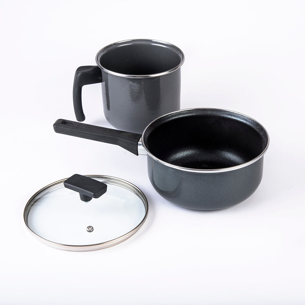 BATERIA CINSA DURAMAX 7 PZ C/ANTIADHERENTE TAPA DE VIDRIO MAS 4 GADGETS