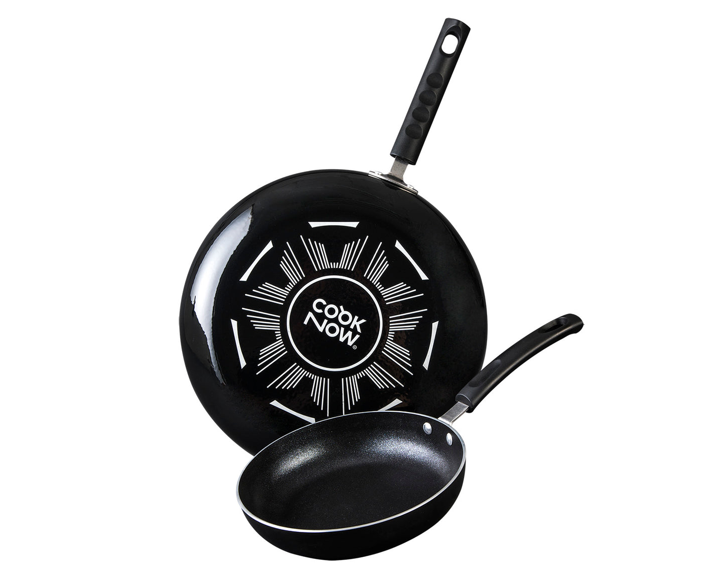 SET DE SARTENES 24 Y 30 CM COOK NOW STYLE NEGRO