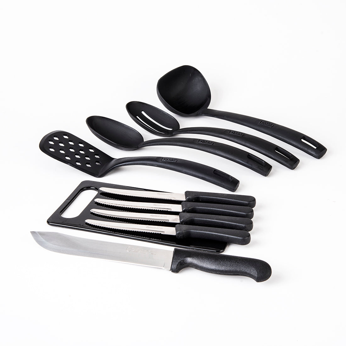 BATERIA PELTRE PESADO CINSA DURAMAX 20 PIEZAS NEGRO