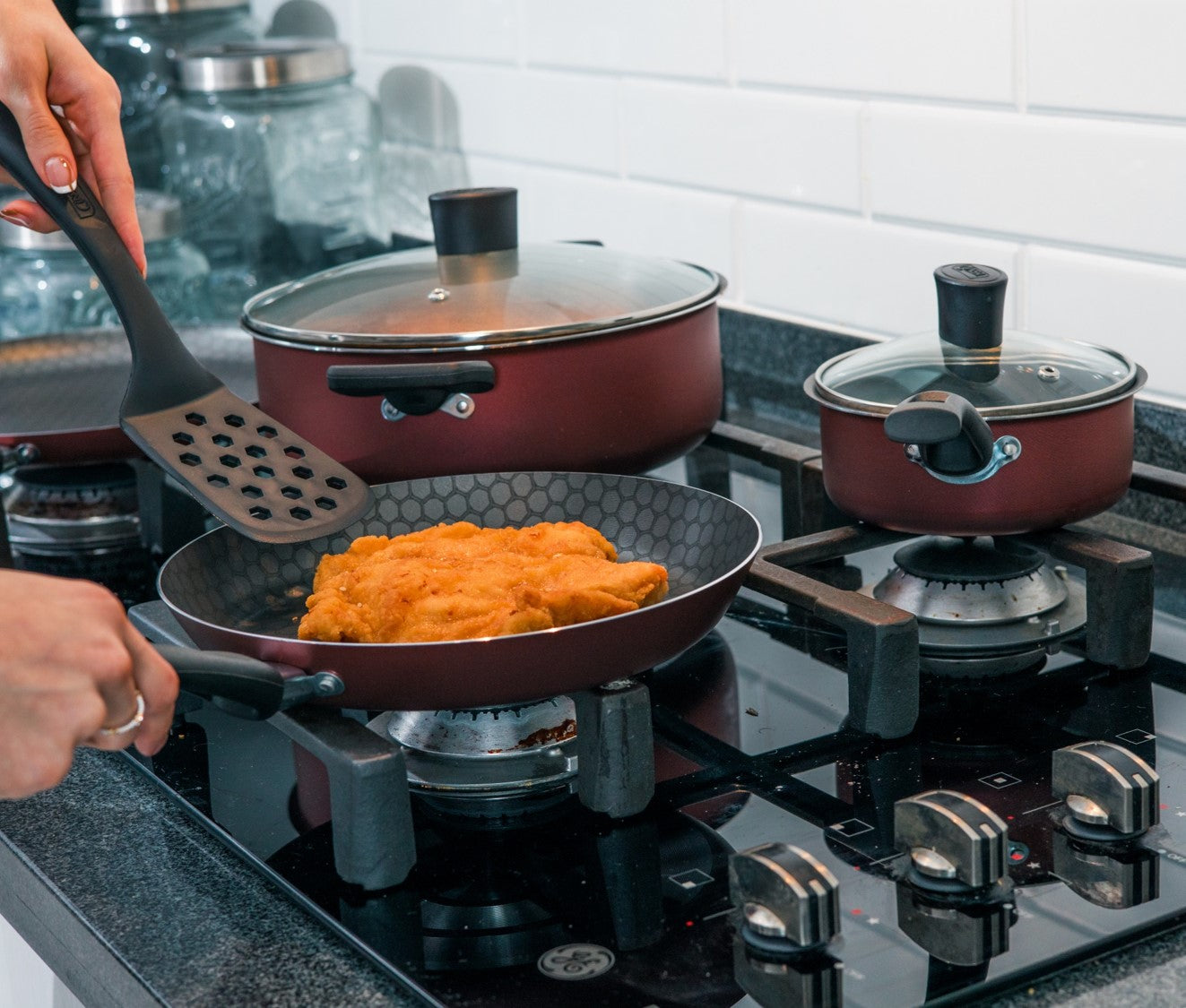BATERIA ALUMINIO CINSA EQUIPA TU COCINA 16 PIEZAS