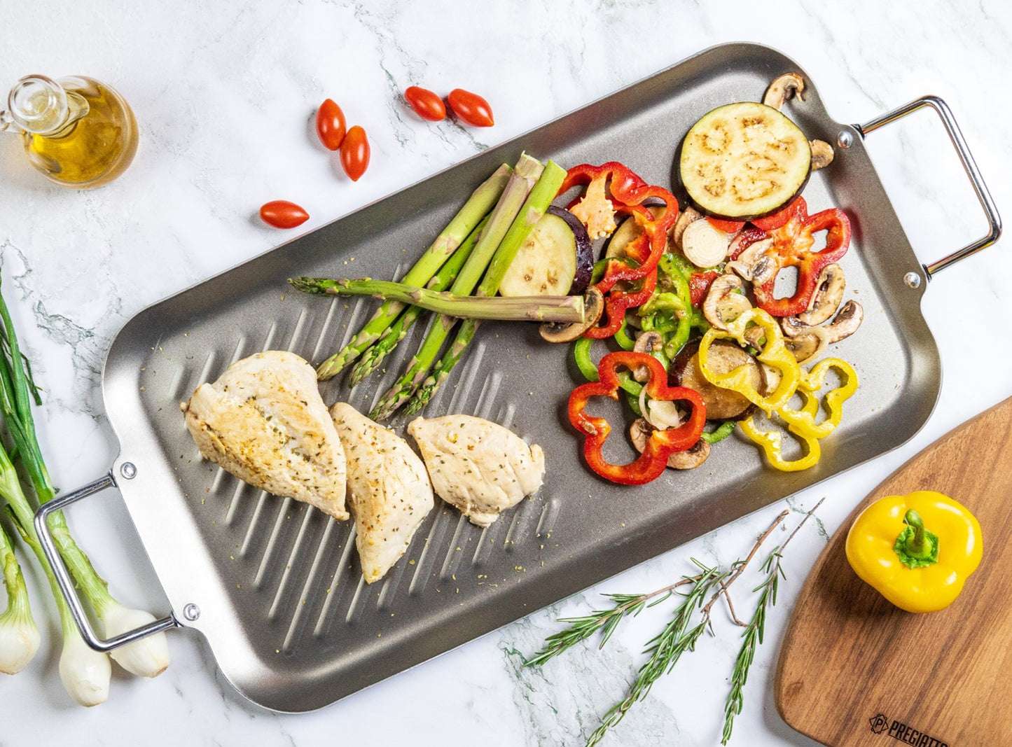 PARRILLA DOBLE CON GRILL CINSA BALANCE