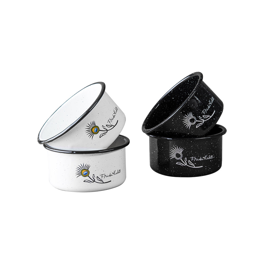 JUEGO DE MINI BOWL 4 PIEZAS ACERO VITRIFICADO FK