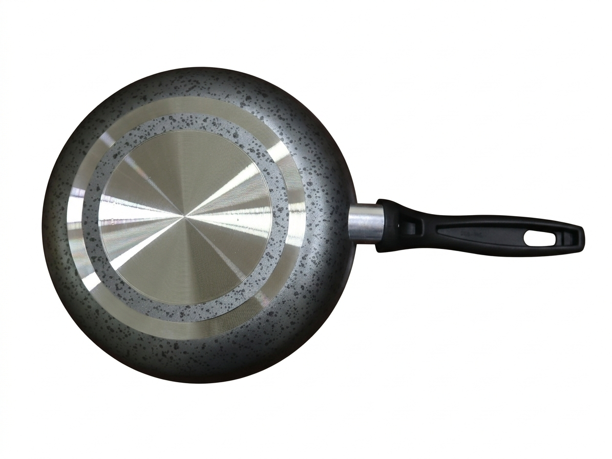 SET DE SARTENES ALUMINIO 24,30CM Y COMALETA 28CM CON BOQUILLAS VENCORT ROCA PLATA