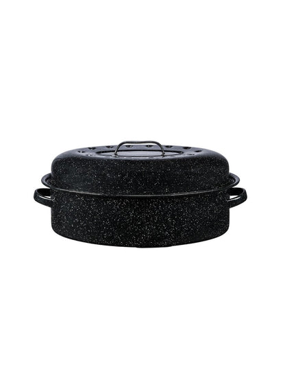 ASADOR OVALADO OR-13 NEGRO DIRECTO