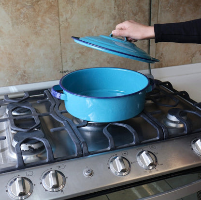 Juego de Arroceras Cinsa 6 piezas Monterrey Azul Turquesa