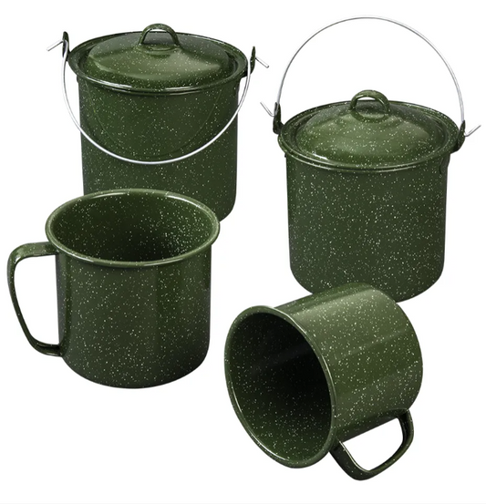 JUEGO LECHERO DE 6 PIEZAS VERDE JASP TRES