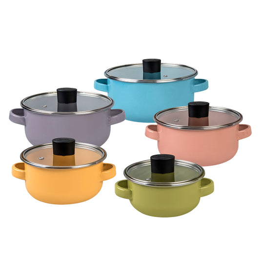 JUEGO DE BUDINERAS MULTICOLOR CINSA PELTRE NOVACERO 10 PIEZAS