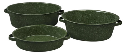 JUEGO DE BANDEJAS YARETZI 34, 40 Y 44 CM VERDE JASP TRES