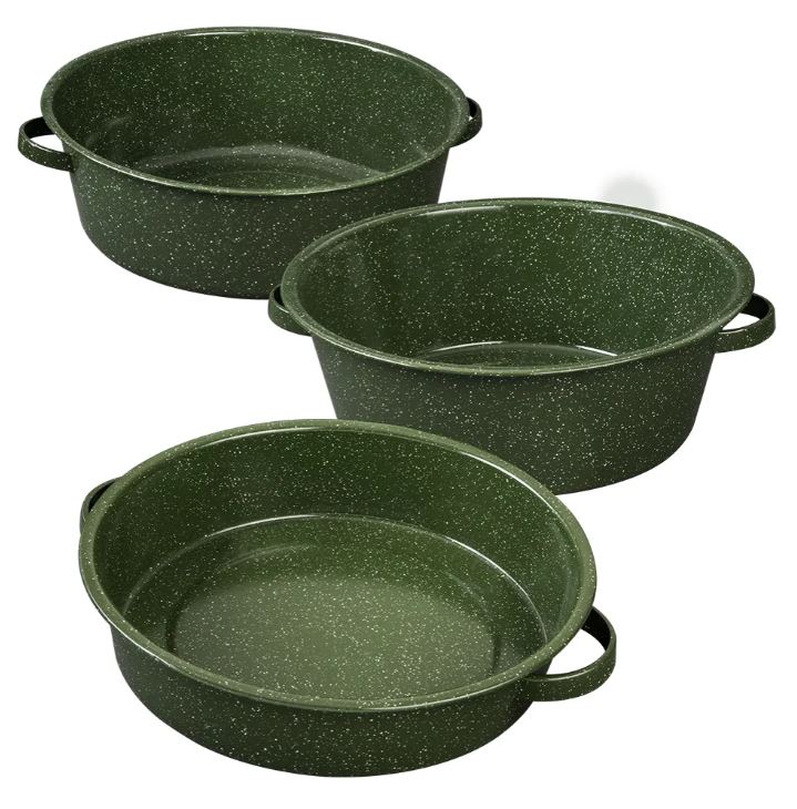 JUEGO DE BANDEJAS YARETZI 34, 40 Y 44 CM VERDE JASP TRES